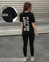 Это стиль жизни - Damen Oversized T-Shirt schwarz by SAEBIS®