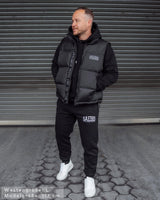 Lifestyle Herren Weste gefüttert, mit Reißverschluss schwarz by SAEBIS®