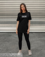 Это стиль жизни - Damen Oversized T-Shirt schwarz by SAEBIS®