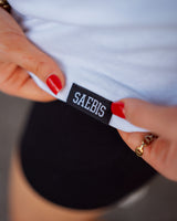 Lifestyle Damen Oversized T-Shirt weiß Pink Edition by SAEBIS®