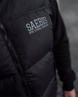 Lifestyle Herren Weste gefüttert, mit Reißverschluss schwarz by SAEBIS®