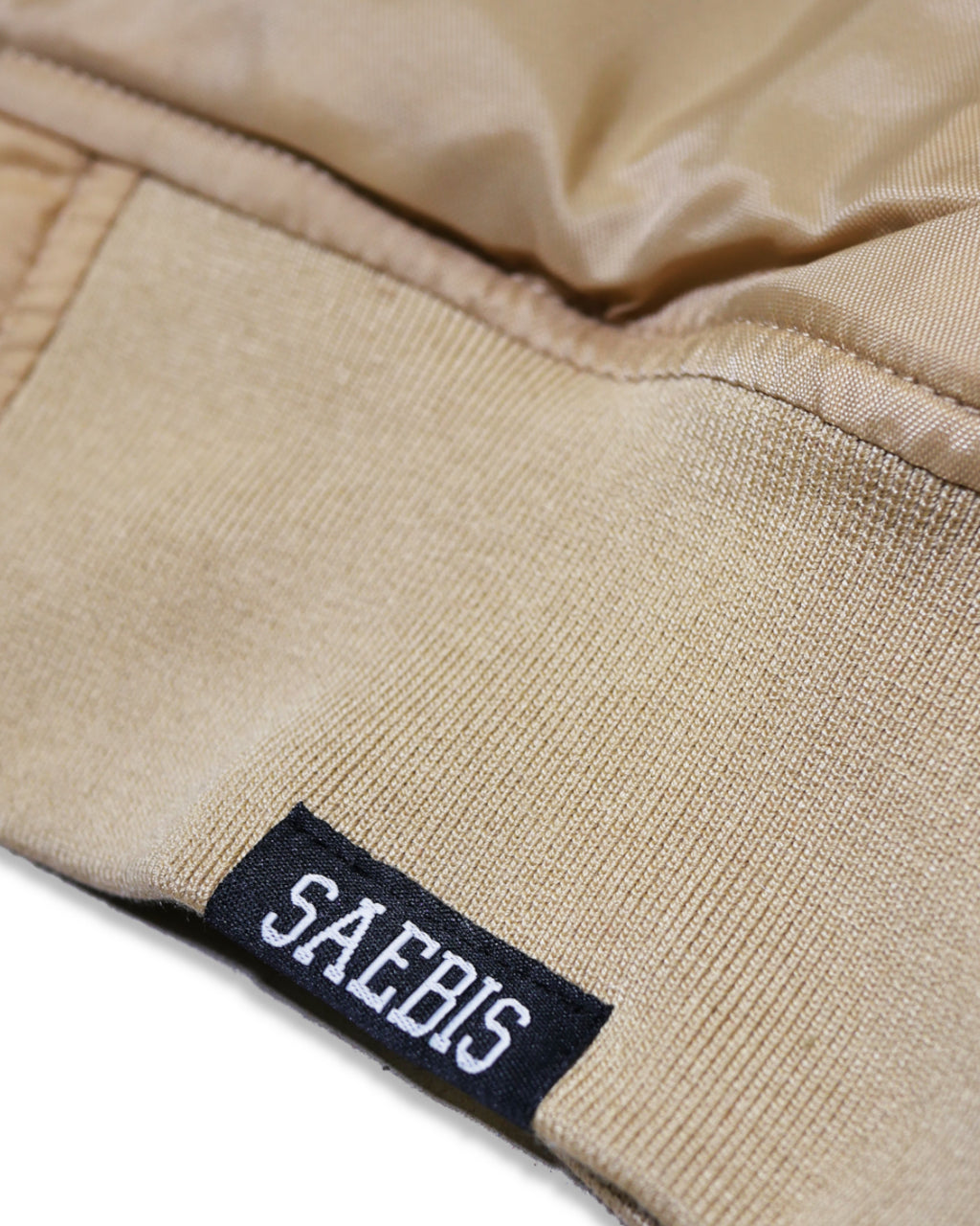 Lifestyle Damen Oversized Bomber Jacke gefüttert, mit Reißverschluss beige by SAEBIS®