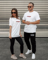 SAEBIS® стиль - Damen Oversized T-Shirt weiß