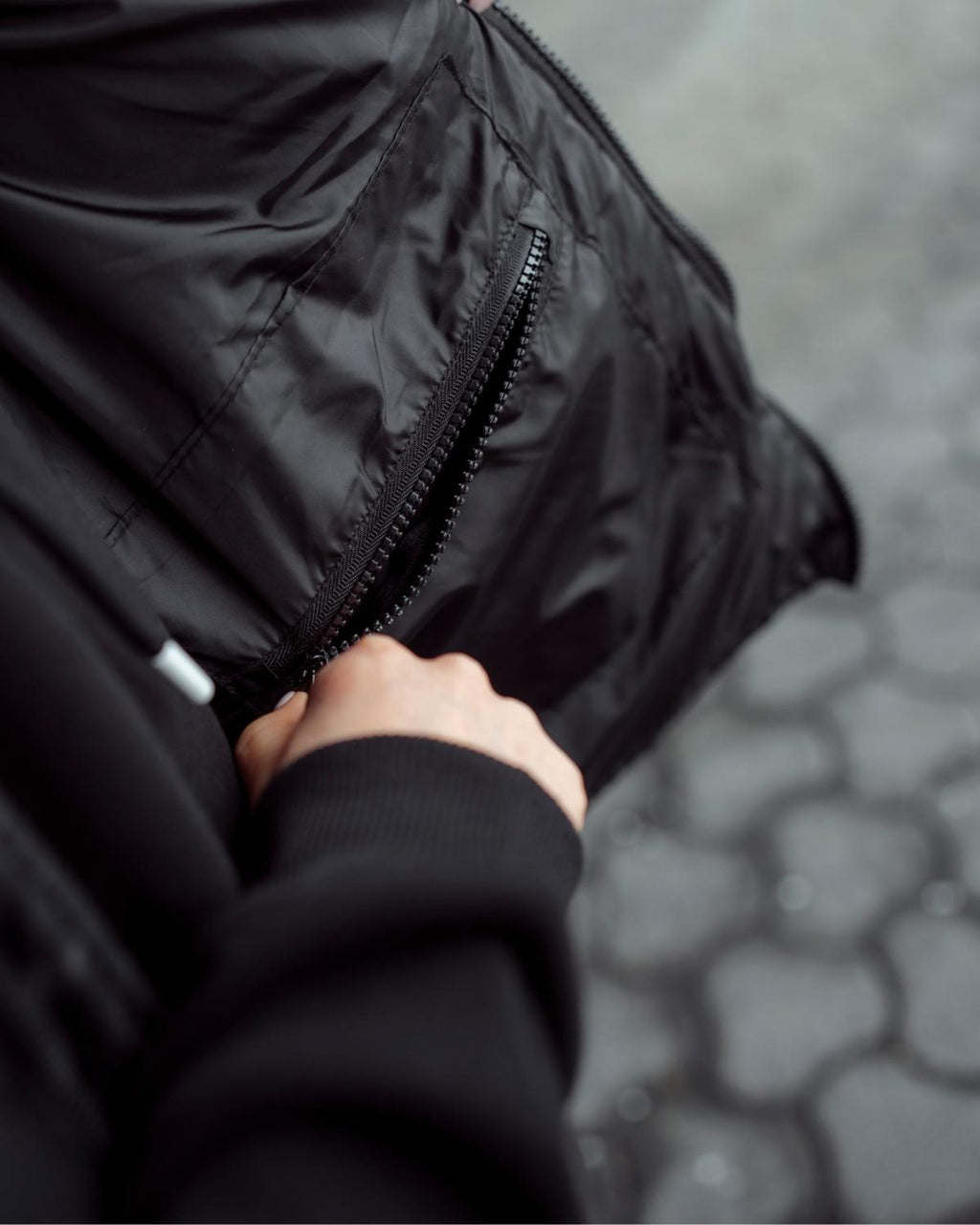 Lifestyle Herren Weste gefüttert, mit Reißverschluss schwarz by SAEBIS®