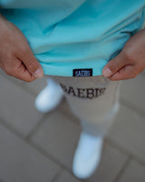 Lifestyle Herren Oversized T-Shirt eisblau by SAEBIS®