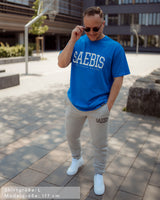 Lifestyle Herren Oversized T-Shirt königsblau by SAEBIS®