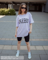 Lifestyle Damen T-Shirt Kleid violett by SAEBIS®