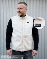 Lifestyle Herren Teddy Weste mit Stehkragen by SAEBIS®