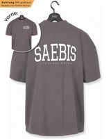 Lifestyle Herren Extra Oversized Premium T-Shirt anthrazit by SAEBIS®