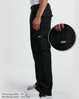 Lifestyle Herren Cargo Hose mit geradem Bein by SAEBIS®