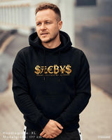 SAEBIS® Money Herren Hoodie schwarz