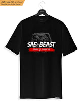 SAE-BEAST Damen T-Shirt Kleid schwarz by SAEBIS®