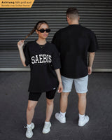 Lifestyle Herren Extra Oversized Premium T-Shirt schwarz II by SAEBIS®
