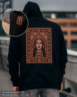 SLAVIC Herren Zip Hoodie mit Reißverschluss schwarz by SAEBIS®