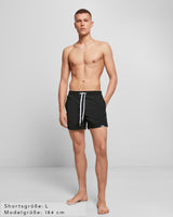 Lifestyle Herren Badeshorts schwarz by SAEBIS®
