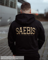 Lifestyle Herren Zip Hoodie Gold Edition mit Reißverschluss by SAEBIS®