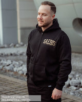 Lifestyle Herren Zip Hoodie Gold Edition mit Reißverschluss by SAEBIS®