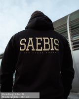 Lifestyle Herren Zip Hoodie Gold Edition mit Reißverschluss by SAEBIS®