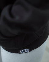 Damen Oversized Zip Hoodie mit Reisverschluss schwarz - НЕ ВЕРЬ НЕ БОЙСЯ НЕ ПРОСИ - by SAEBIS®