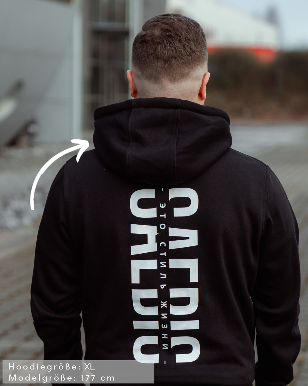 Это стиль жизни - Herren Zip Hoodie mit Reißverschluss schwarz by SAEBIS®