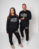 Lifestyle Damen Oversized Langarm-Shirt schwarz by SAEBIS®