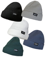 SAEBIS® Damen Winter-Paket bestehend aus Bomberjacke mit zwei Patches | Ribbed Beanie | Socken weiß