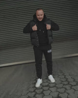Lifestyle Herren Weste gefüttert, mit Reißverschluss schwarz by SAEBIS®