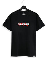 SAEBIS® стиль - Damen Oversized T-Shirt schwarz