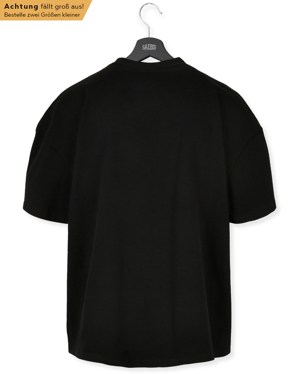 Jaschka Herren Extra Oversized Premium T-Shirt schwarz by SAEBIS®