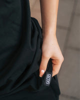 Kовер Damen Oversized T-Shirt schwarz by SAEBIS®