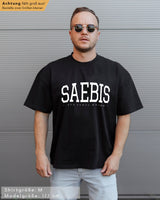 Lifestyle Herren Extra Oversized Premium T-Shirt schwarz II by SAEBIS®