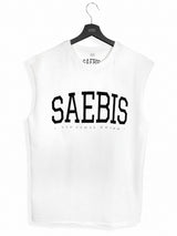 Lifestyle Herren Sleeveless Shirt weiß by SAEBIS®