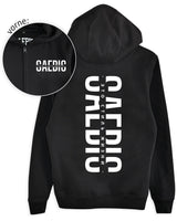 Это стиль жизни - Damen Oversized Zip Hoodie mit Reißverschluss schwarz by SAEBIS®