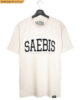 Lifestyle Herren Oversized T-Shirt cremefarben by SAEBIS®