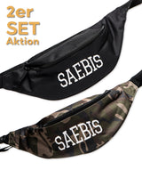 2er SET SAEBIS® Bauchtasche mit Geheimfach