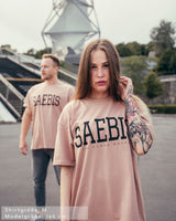 Lifestyle Damen T-Shirt Kleid sandfarben by SAEBIS®