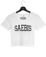 Lifestyle Damen Crop Top weiß by SAEBIS®