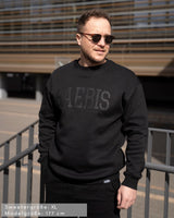 Extra schwerer Lifestyle All Black Herren Sweater by SAEBIS®