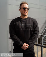 Extra schwerer Lifestyle All Black Herren Sweater by SAEBIS®