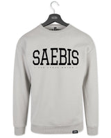 Extra schwerer Lifestyle Herren Sweater asphaltgrau by SAEBIS®