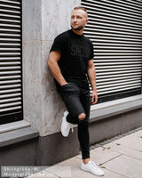 Lifestyle All Black Herren T-Shirt by SAEBIS®