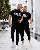 Lifestyle Herren T-Shirt schwarz by SAEBIS®
