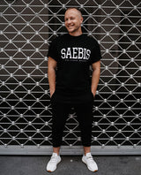 Lifestyle Herren T-Shirt schwarz by SAEBIS®