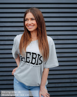 Lifestyle Damen Oversized T-Shirt asphaltgrau by SAEBIS®