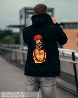 Matryoshka Herren Zip Hoodie mit Reißverschluss schwarz by SAEBIS®