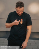 Matryoshka Herren T-Shirt schwarz by SAEBIS®