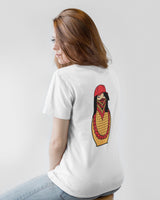 Matryoshka Damen Oversized T-Shirt weiß by SAEBIS®