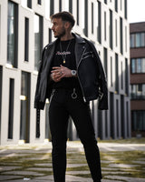 (No) Love Herren T-Shirt schwarz by SAEBIS®