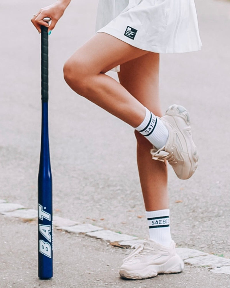 SAEBIS® 5er SET weiße Sport Socken für Herren & Damen