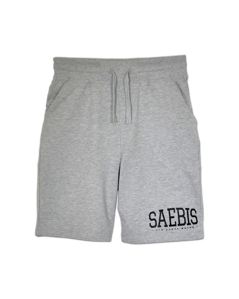Lifestyle Herren Stoff Shorts grau by SAEBIS®
